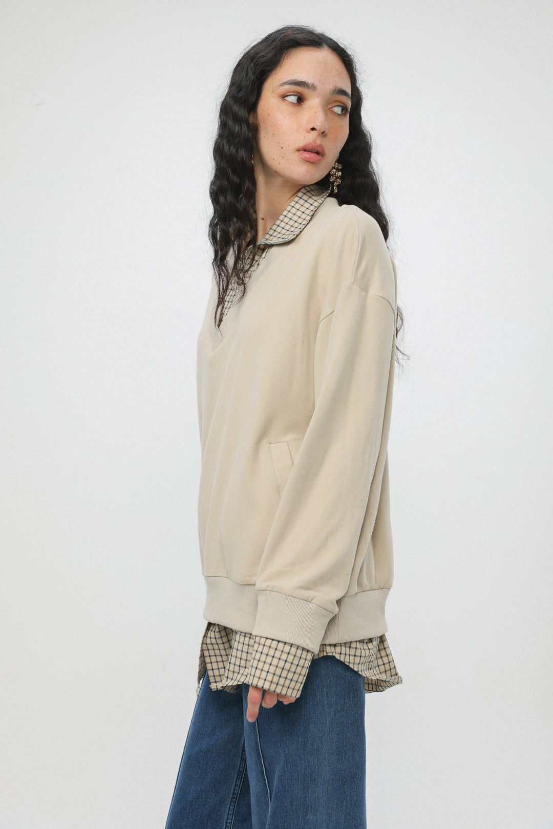 Told Beige Sweater