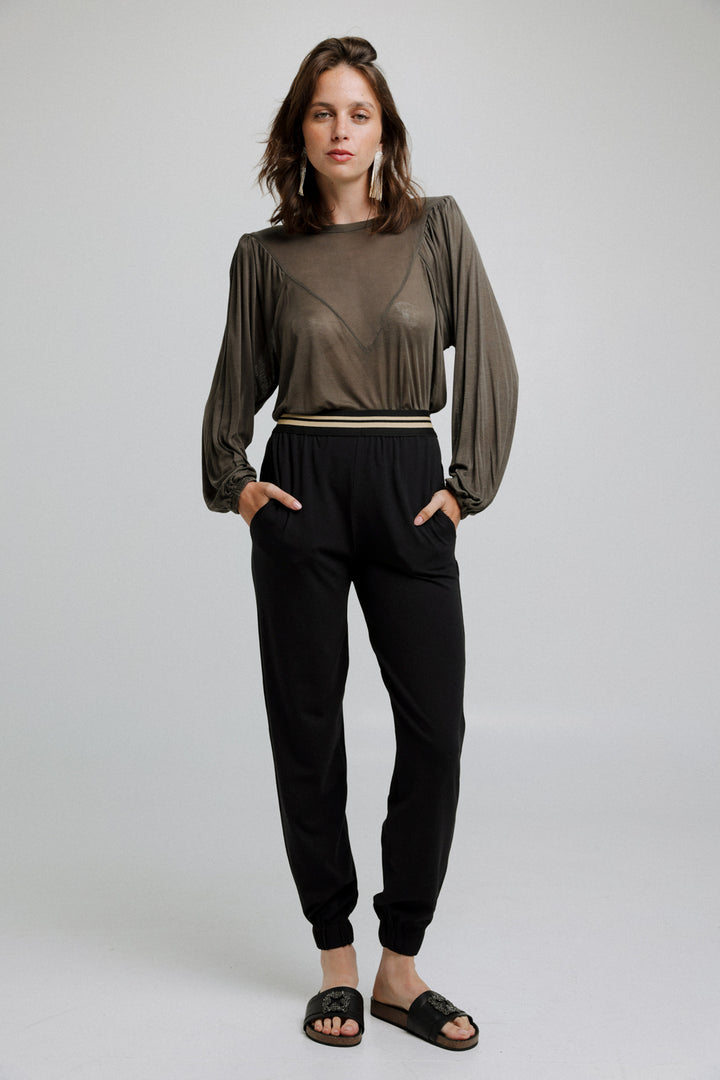 Jump Black Joggers