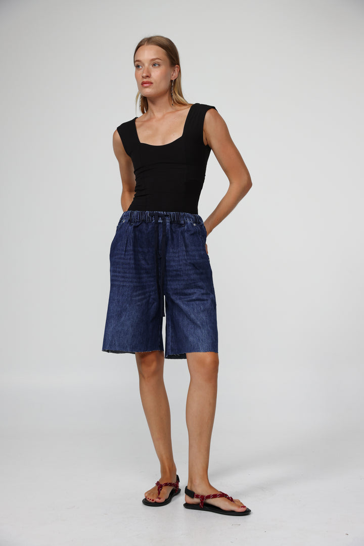 Sheinkin Blue Denim Shorts