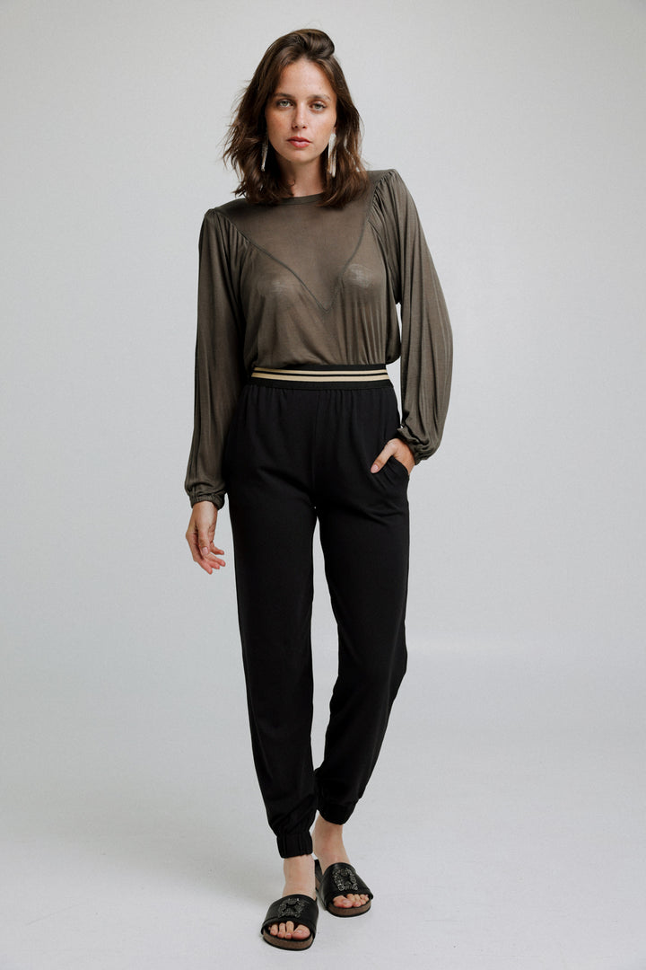 Jump Black Joggers