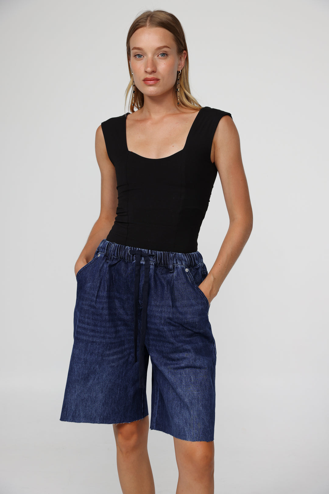 Sheinkin Blue Denim Shorts