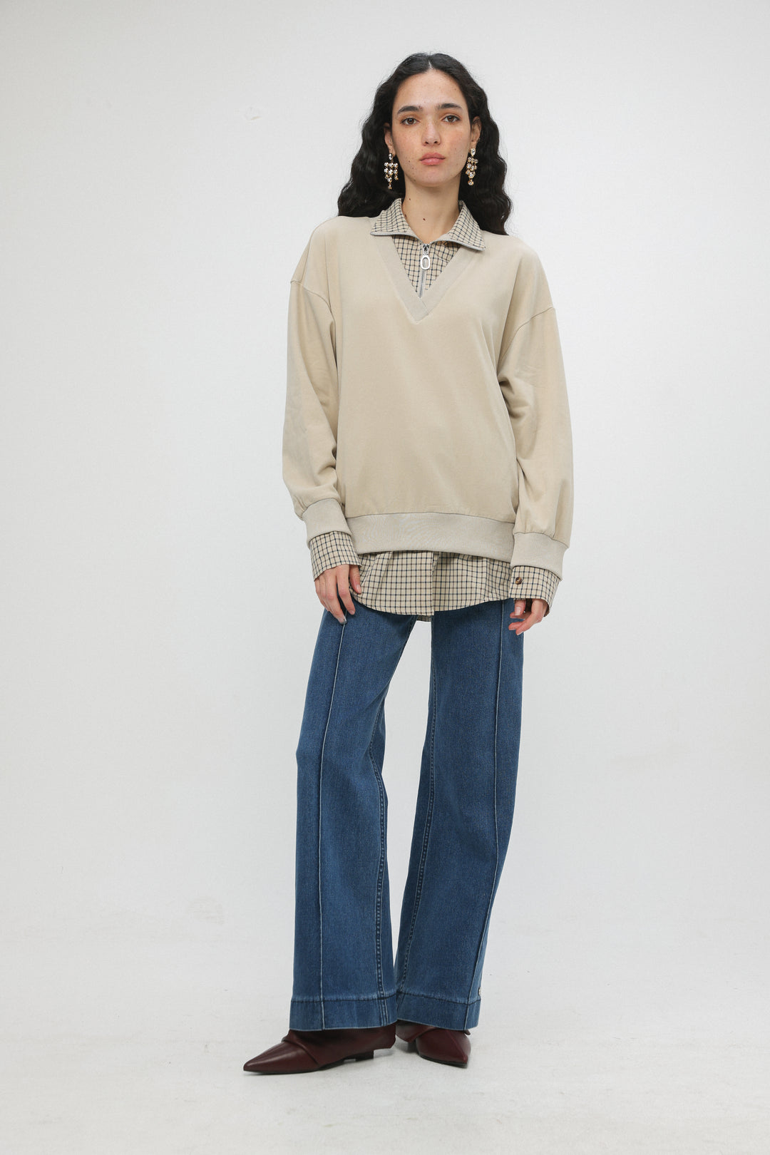 Told Beige Sweater