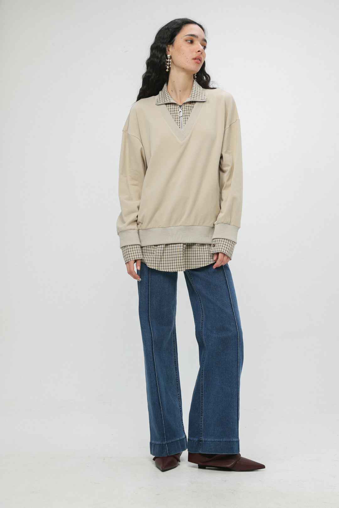 Told Beige Sweater