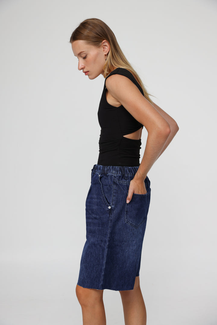 Sheinkin Blue Denim Shorts