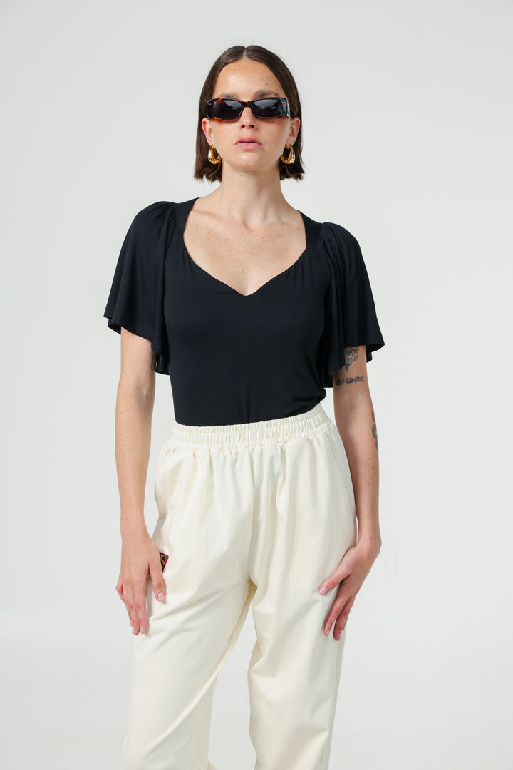 Heart Black T-Shirt