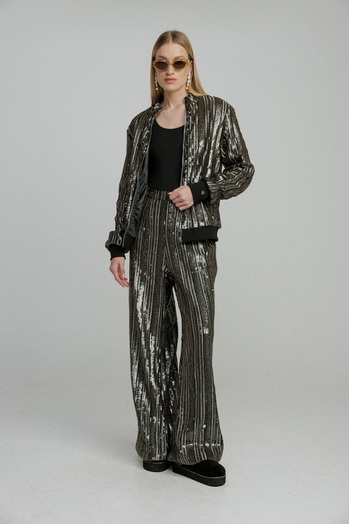 Sequin Black Jacket