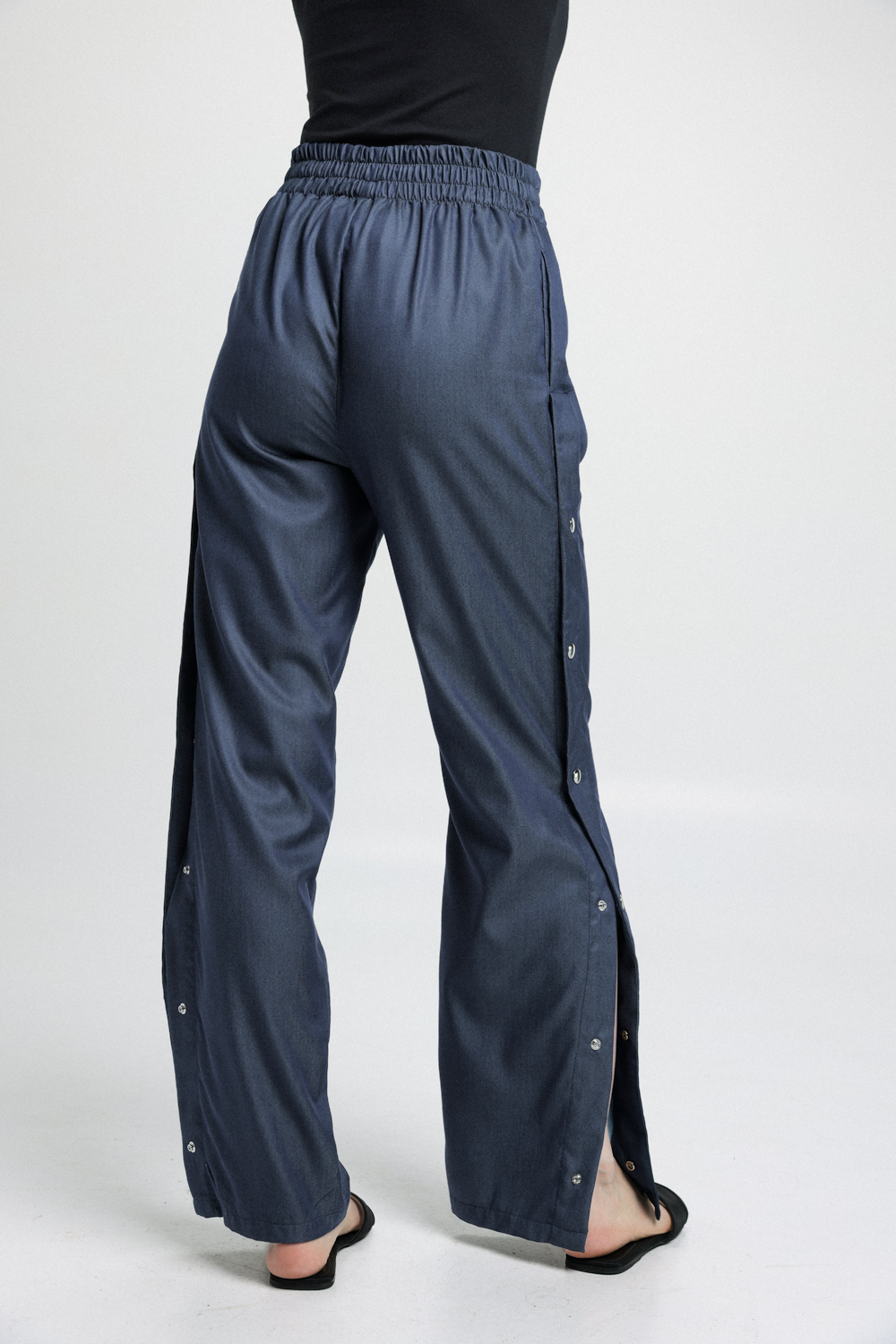 Popper Denim Blue Joggers