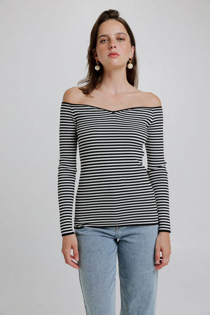 Full Heart Stripes Sweater