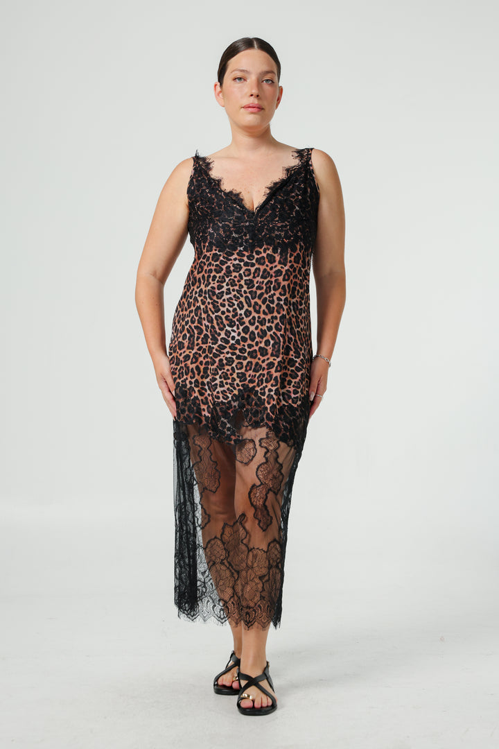 Starry Leopard Dress