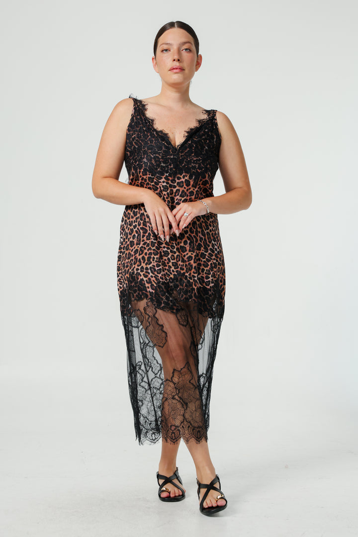 Starry Leopard Dress