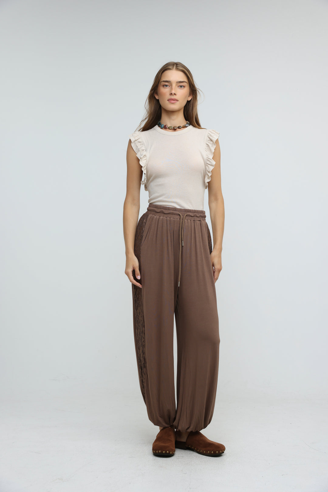 Flora Beige Tank