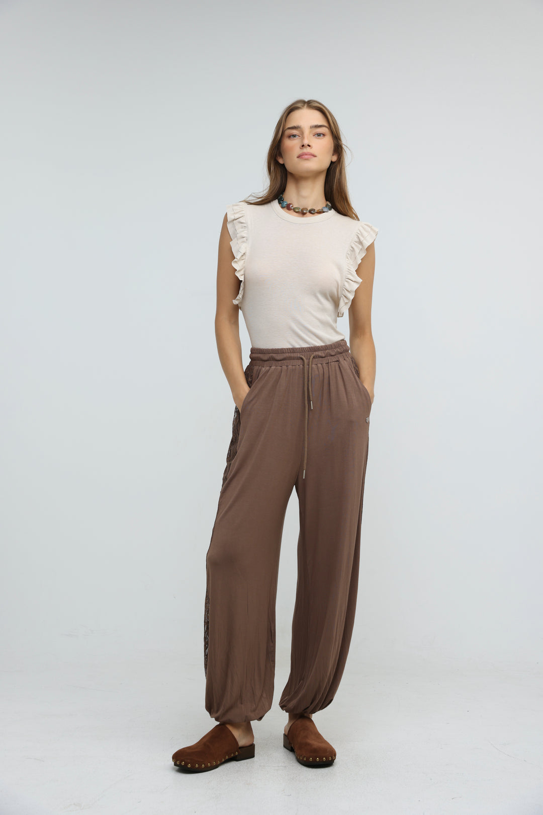 Flora Beige Tank