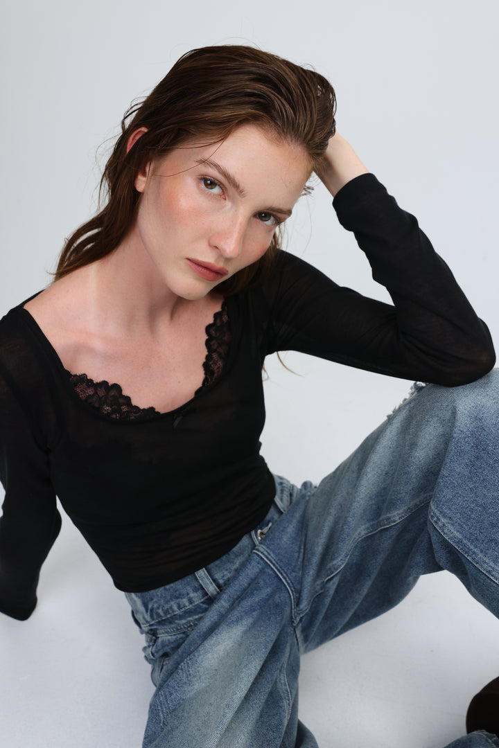 Saba14 Black Shirt