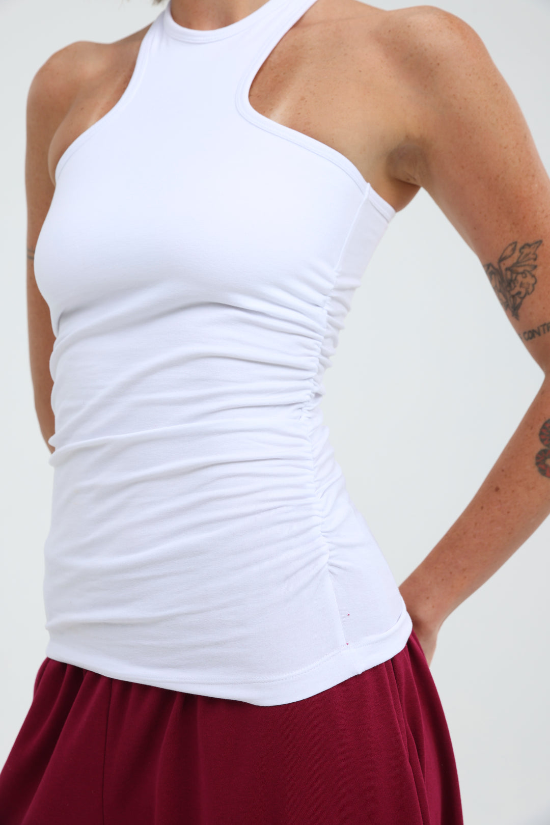 Clean44 White Tank