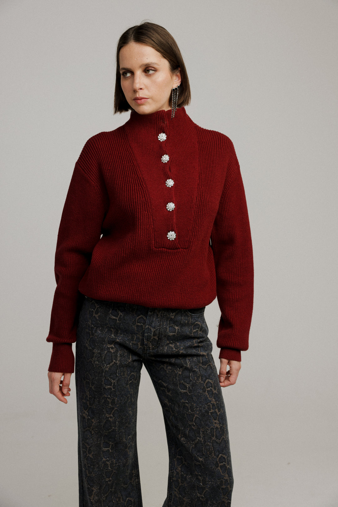 Amazed Burgundy Sweater