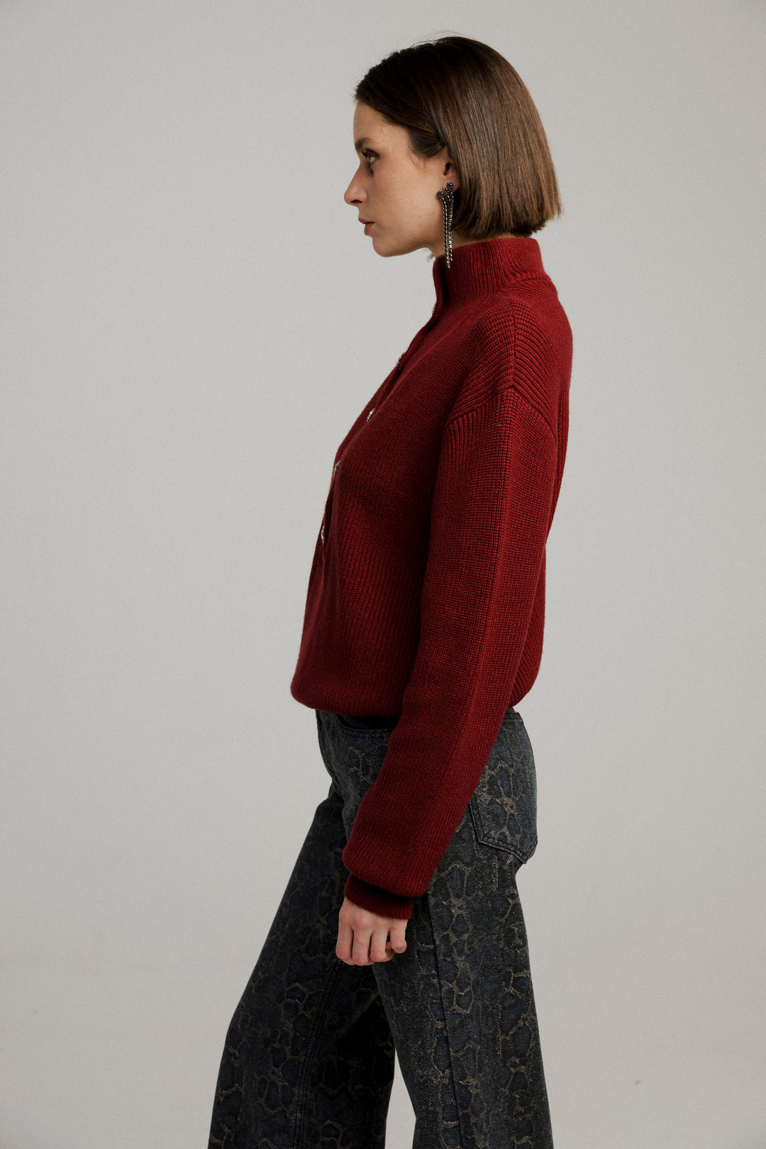 Amazed Burgundy Sweater