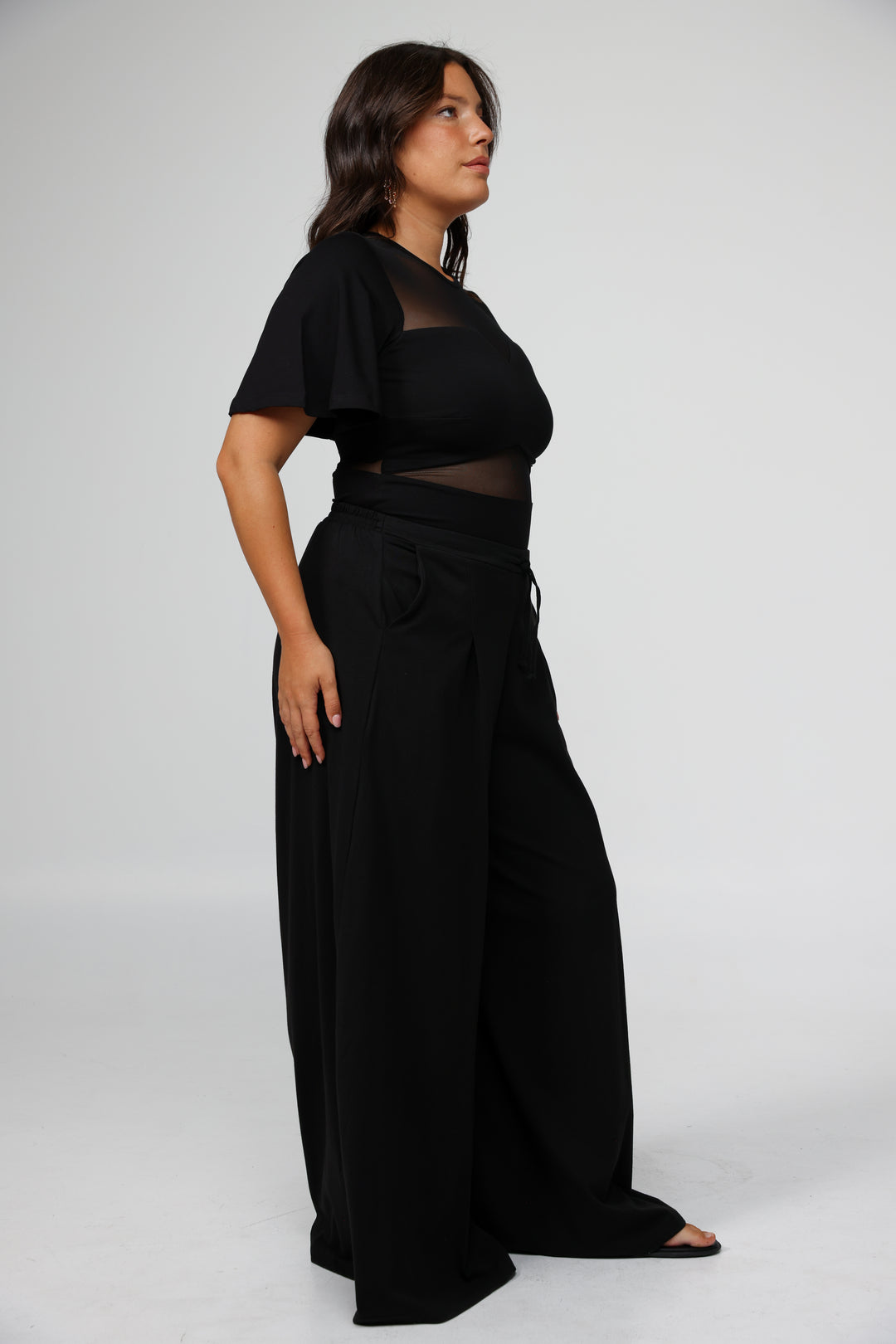 Waves Black T-Shirt