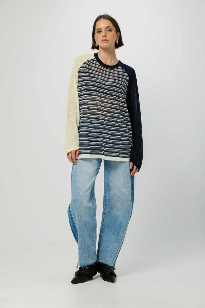 Reverse Striped Shirt