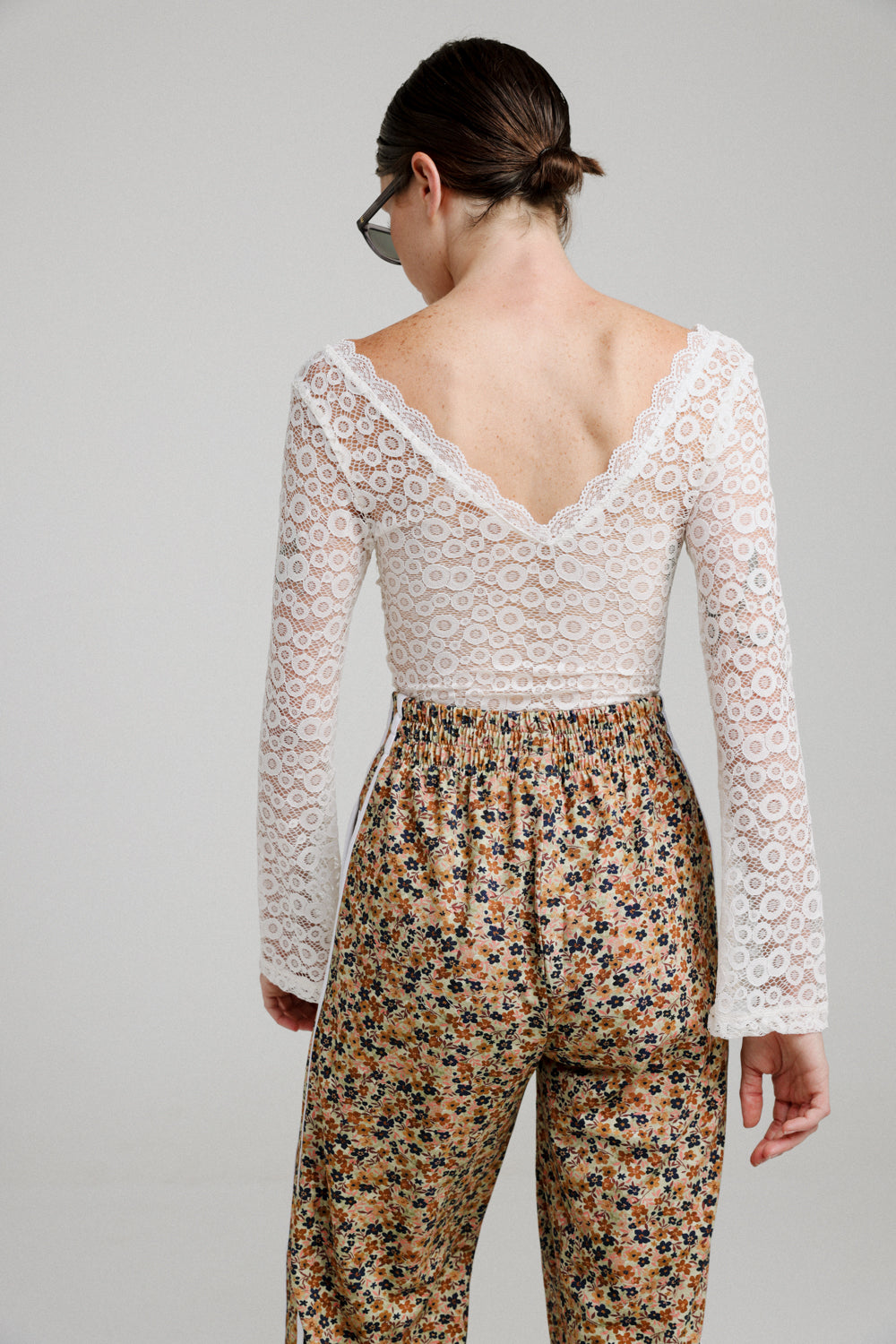 Meadow White Lace Top