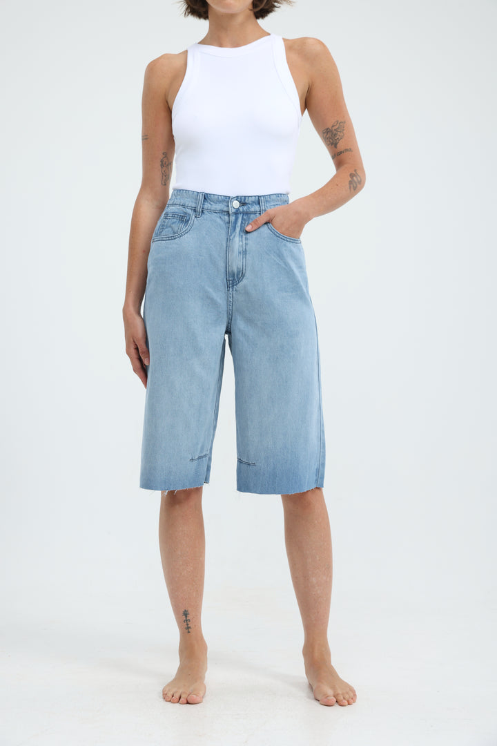 Star 714 Light Blue Bermuda Denim