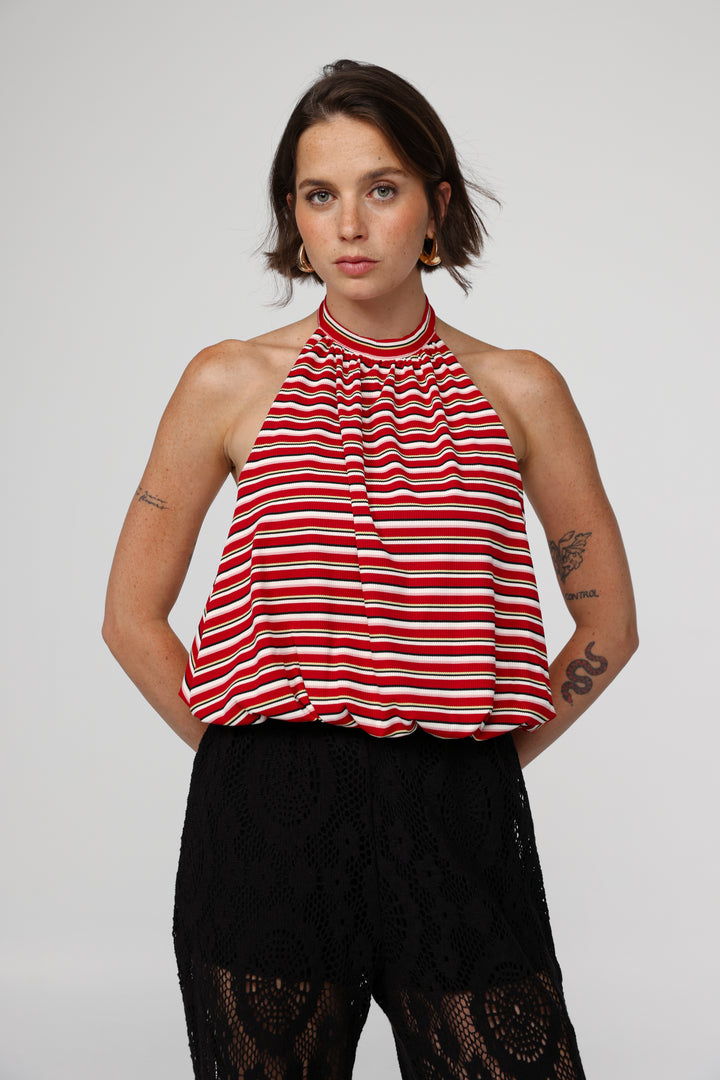 Explain Red Stripes Tank