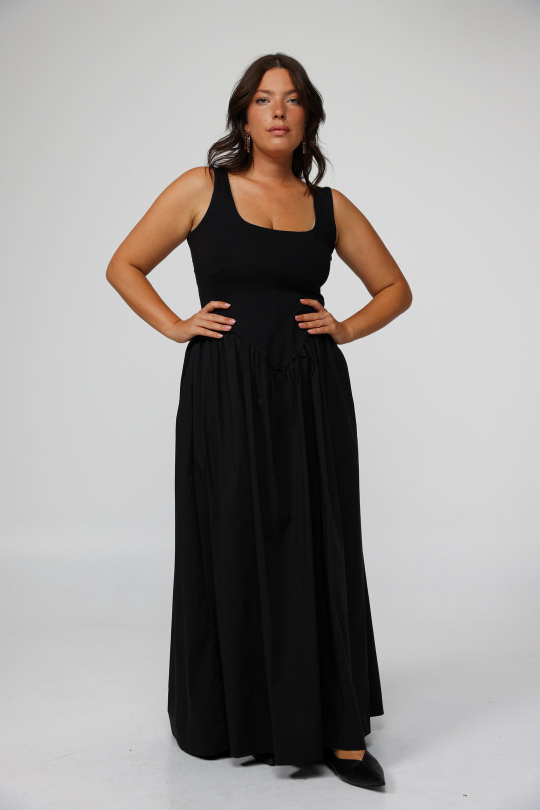Crown Black Dress