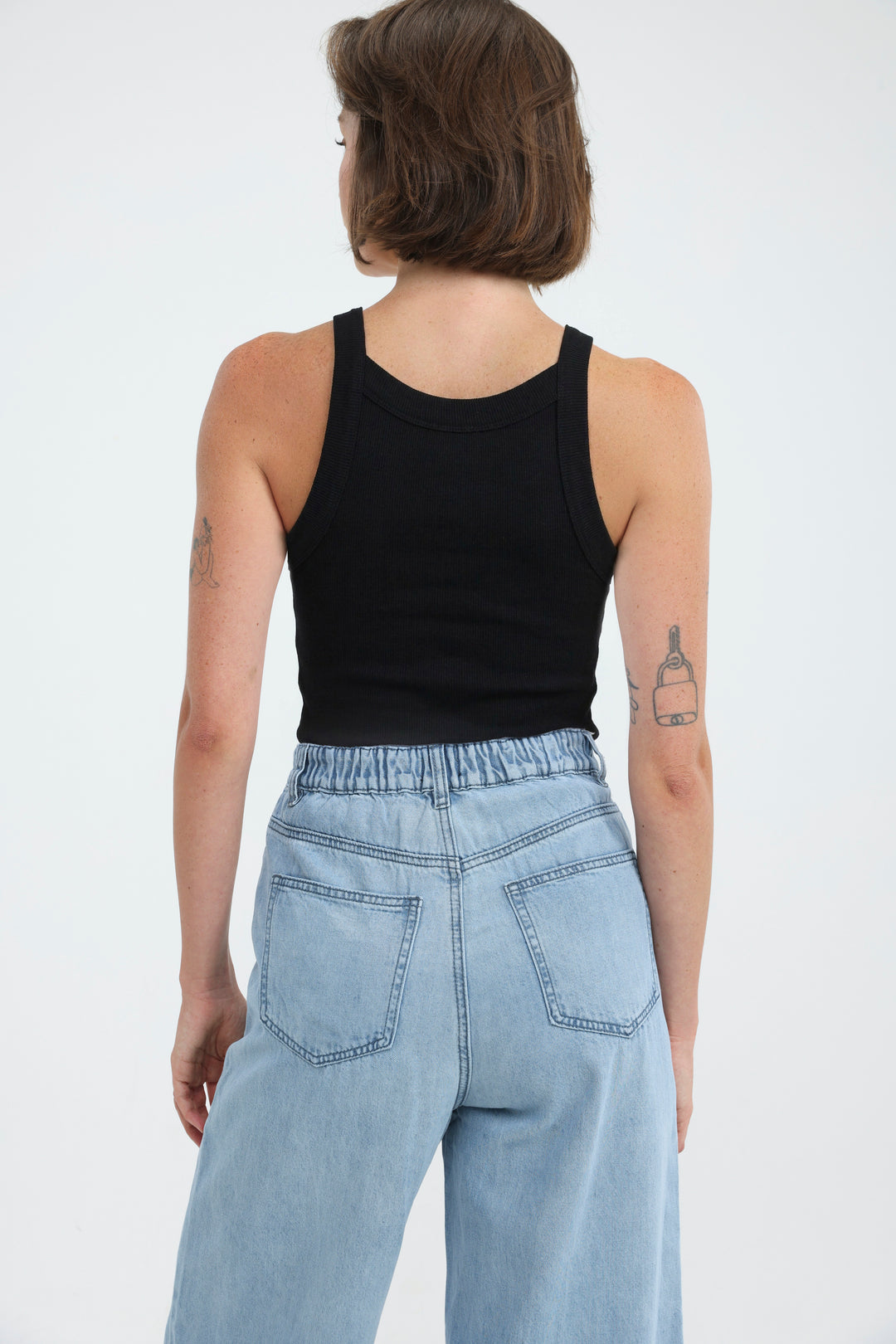 Clean46 Black Rib Tank