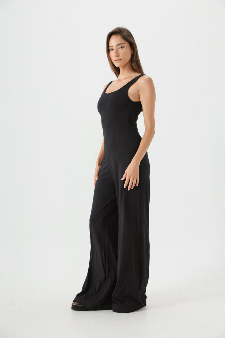 Corset Black Jumpsuit