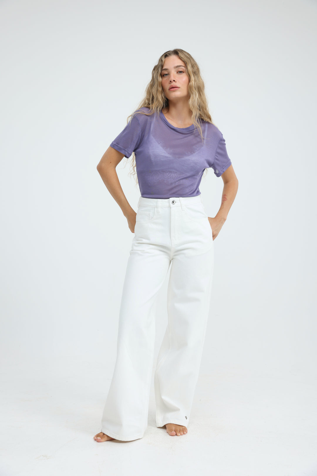 Star 505 White Denim
