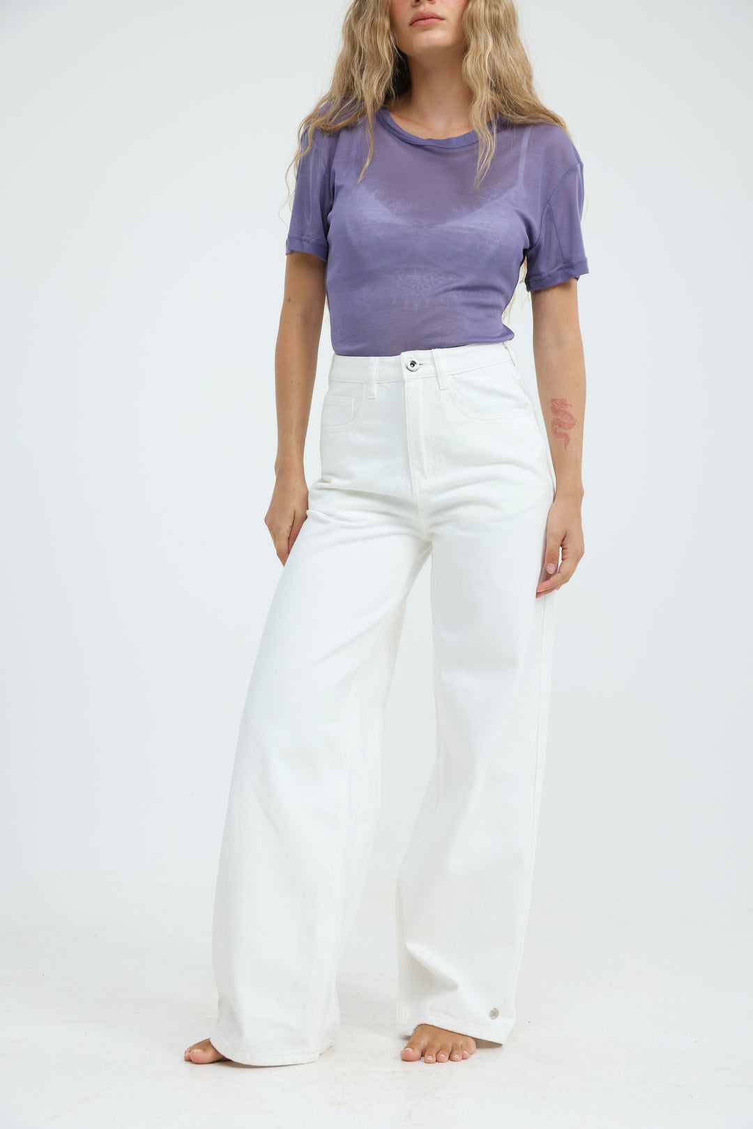 Star 505 White Denim