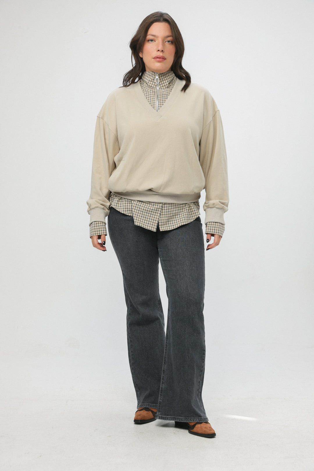 Told Beige Sweater