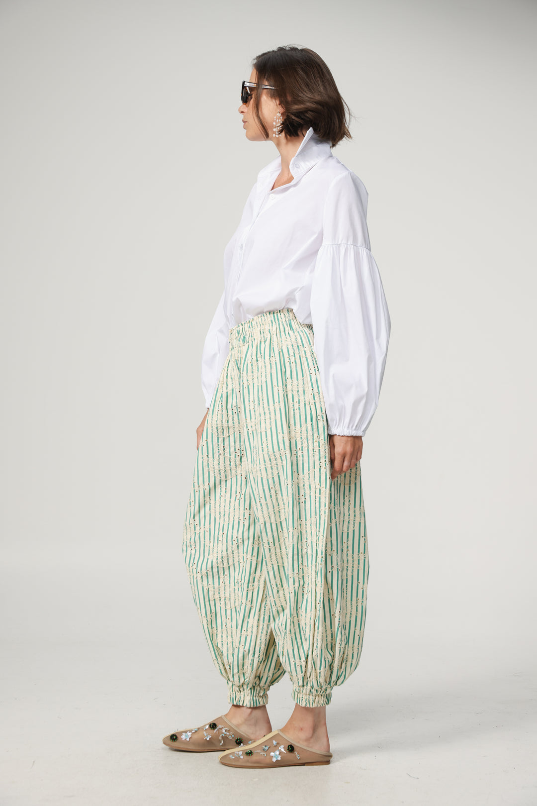 Balloon Green Stripes Bottoms