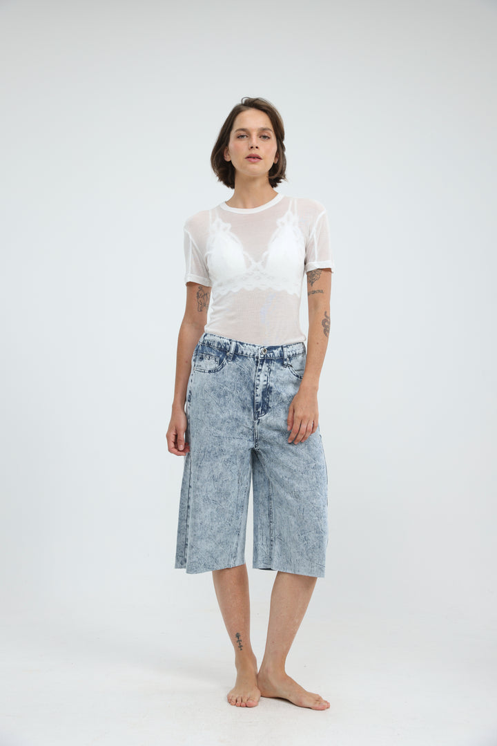Star 600 Light Blue Bermuda Denim