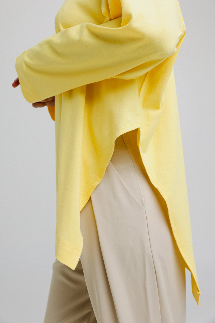 Asymmetrical Yellow Top