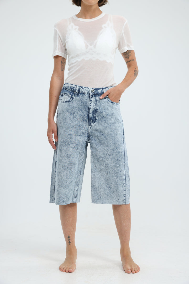 Star 600 Light Blue Bermuda Denim