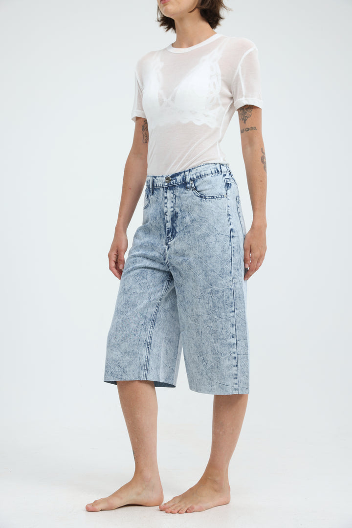 Star 600 Light Blue Bermuda Denim