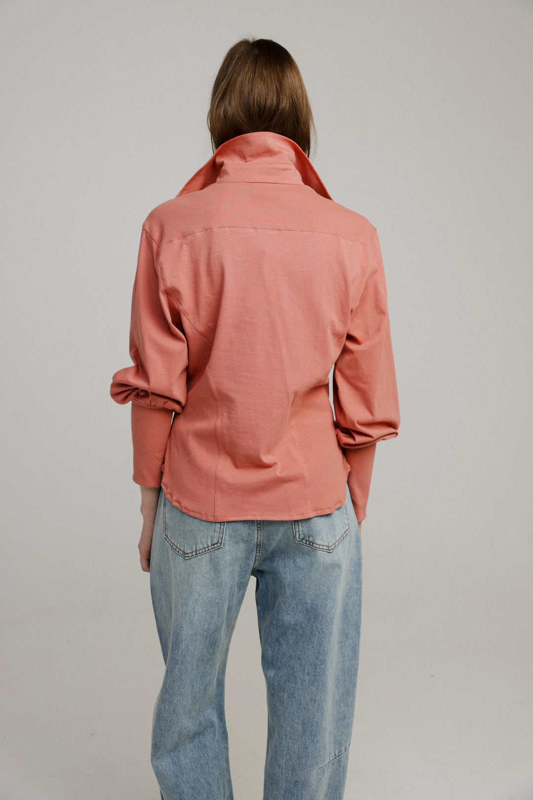 Decision Coral Buttoned  Shirt