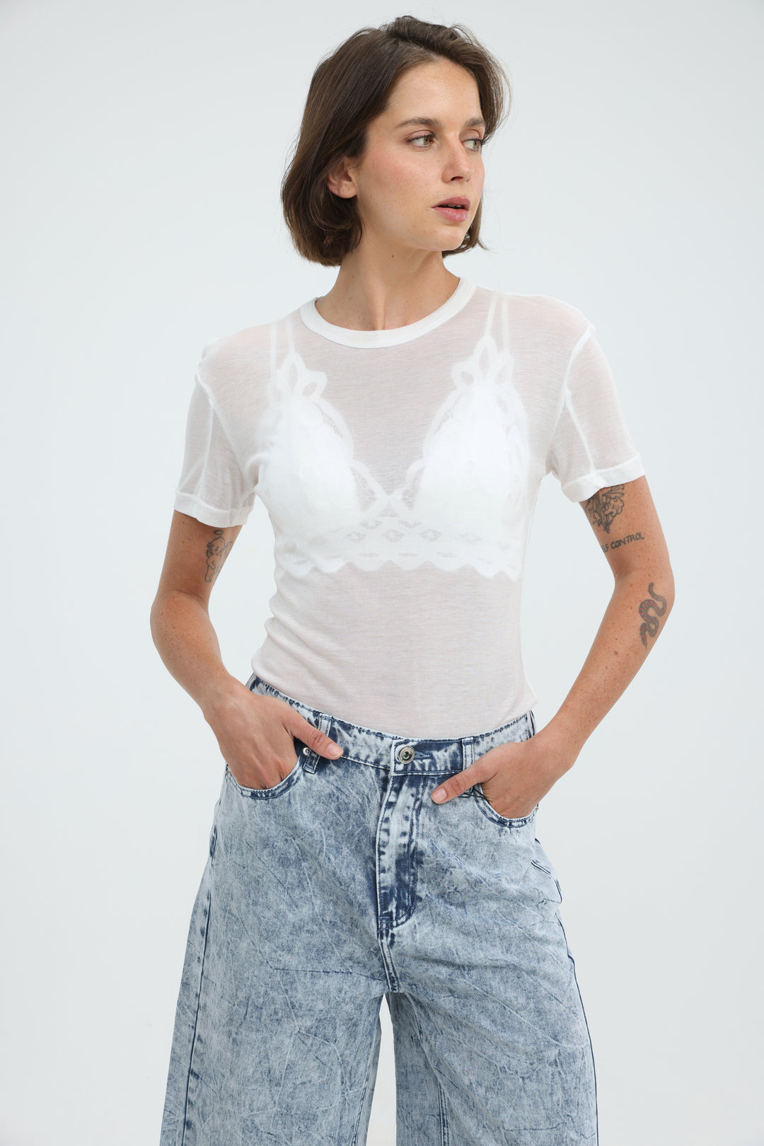 Clean01 White T-Shirt
