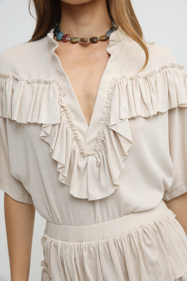 Terra Beige Bodysuit
