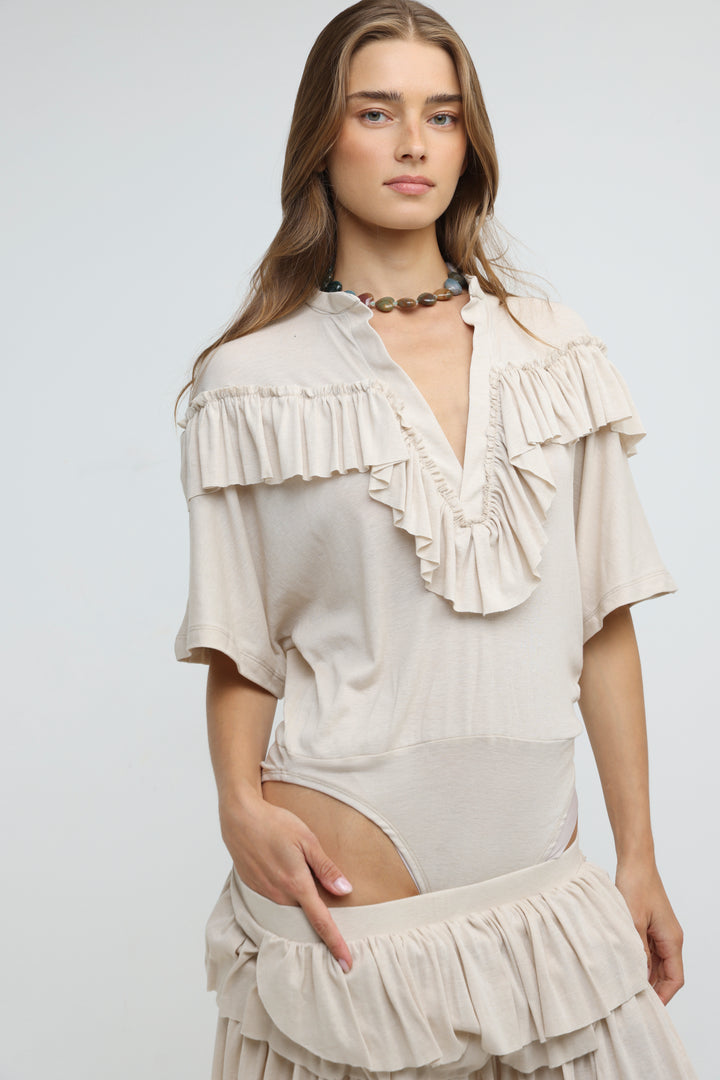 Terra Beige Bodysuit