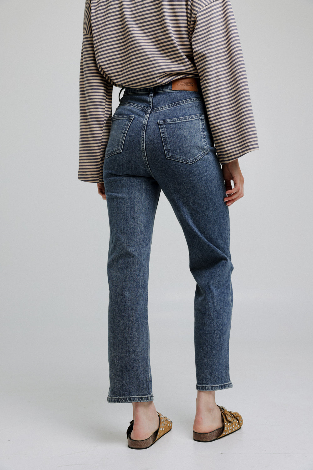 A Star Ankle Blue Denim