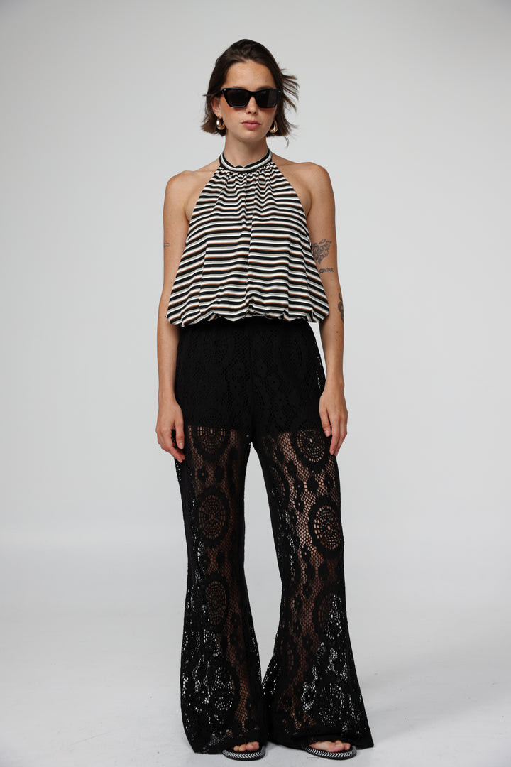 Explain Black Stripes Tank