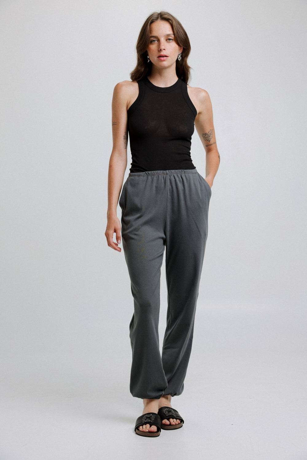 Grey Lounge Bottoms