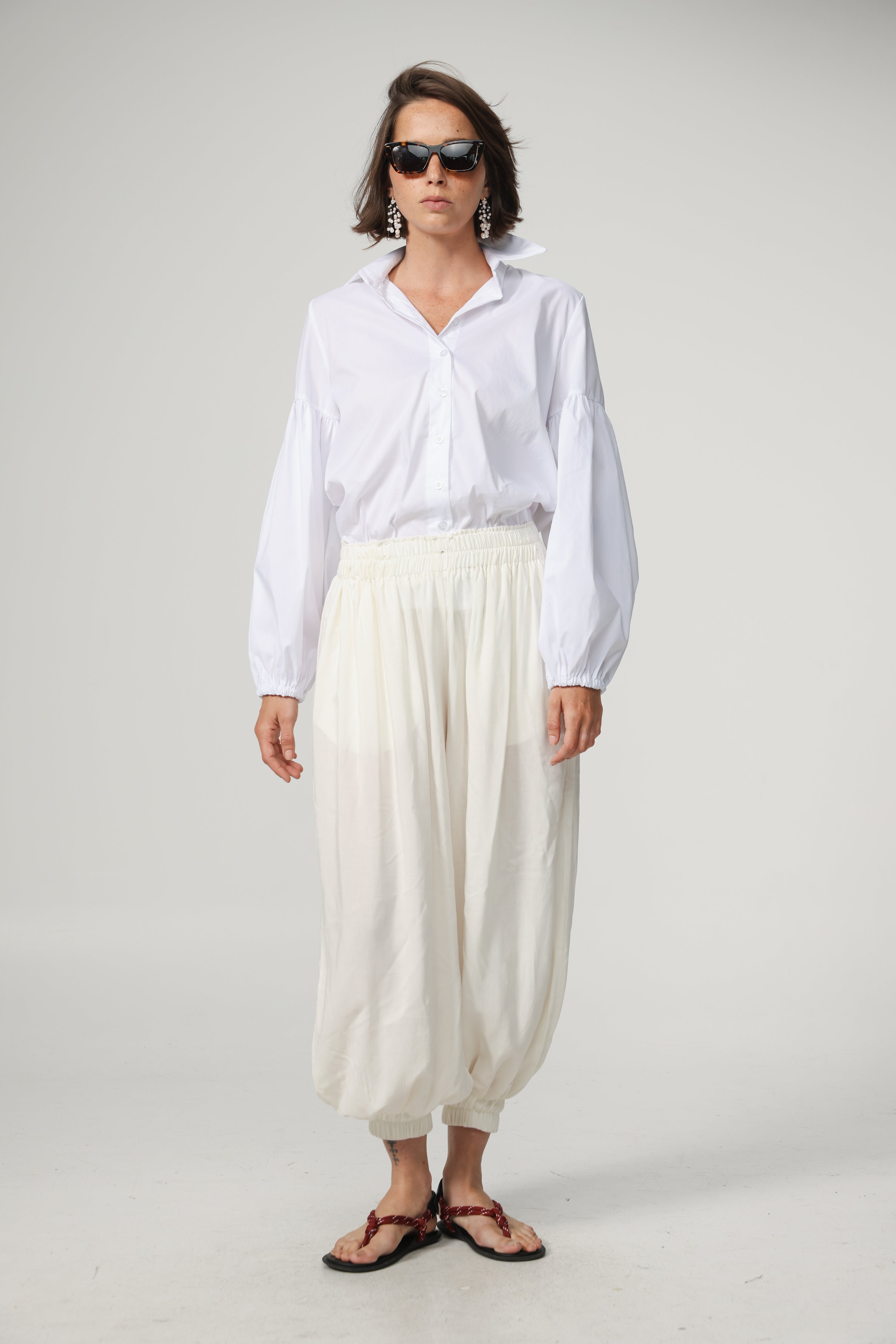【美品】nagonstans Square Swim Balloon Pants nagonstans square swim balloon pants