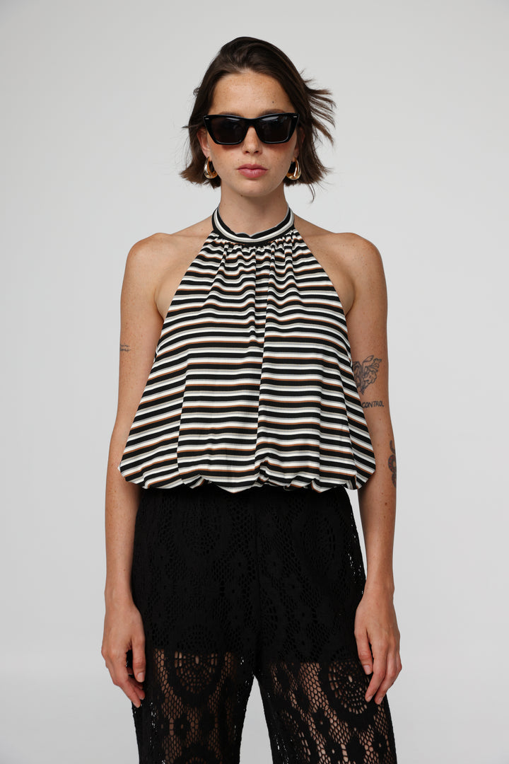 Explain Black Stripes Tank