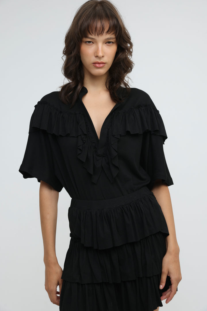 Terra Black Bodysuit