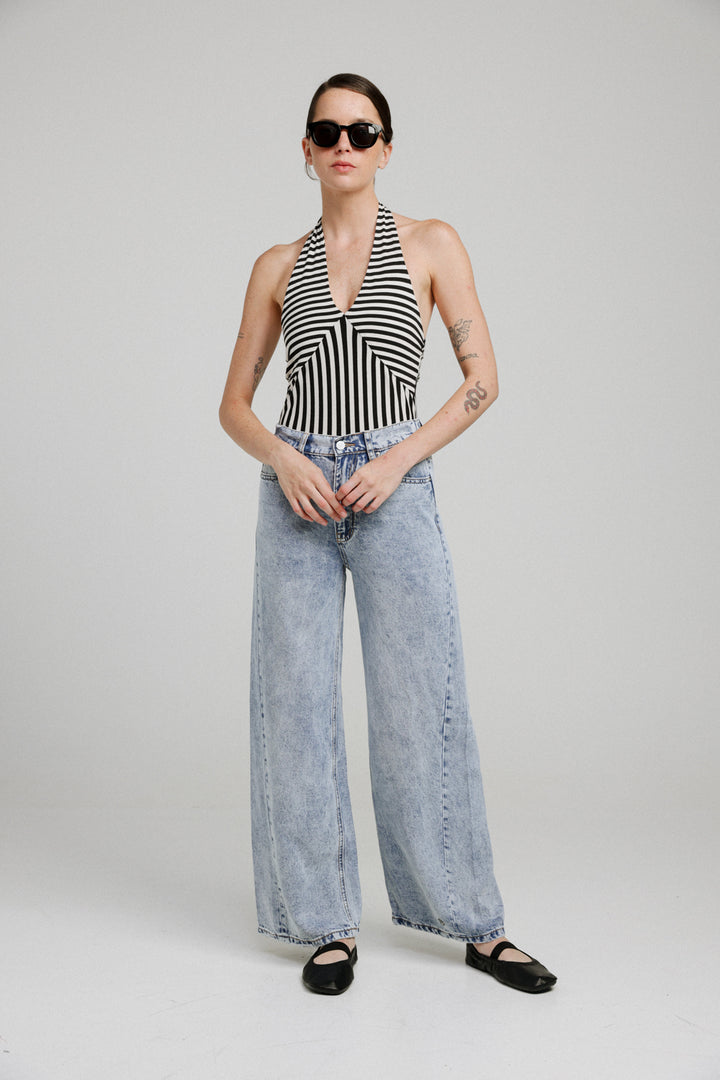 Redesign Washed Blue Soft Denim