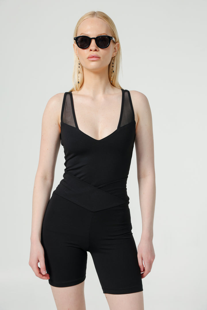 Dani Black Short Leggings