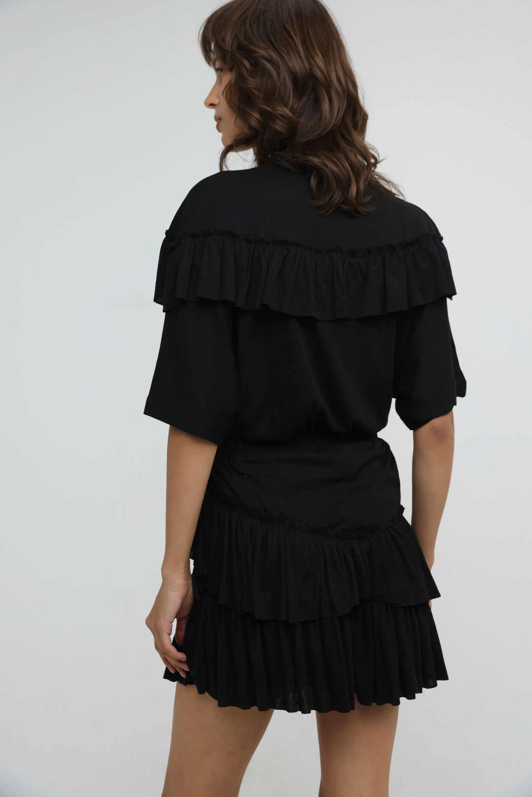 Sol Black Mini Skirt