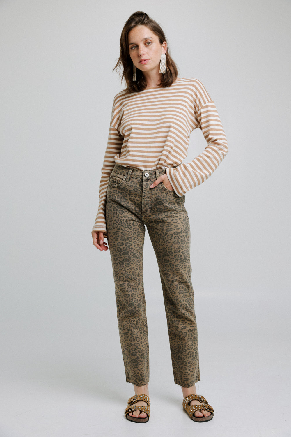I Star Leopard Denim – SEESTARZ I Star Leopard Denim – SEESTARZ